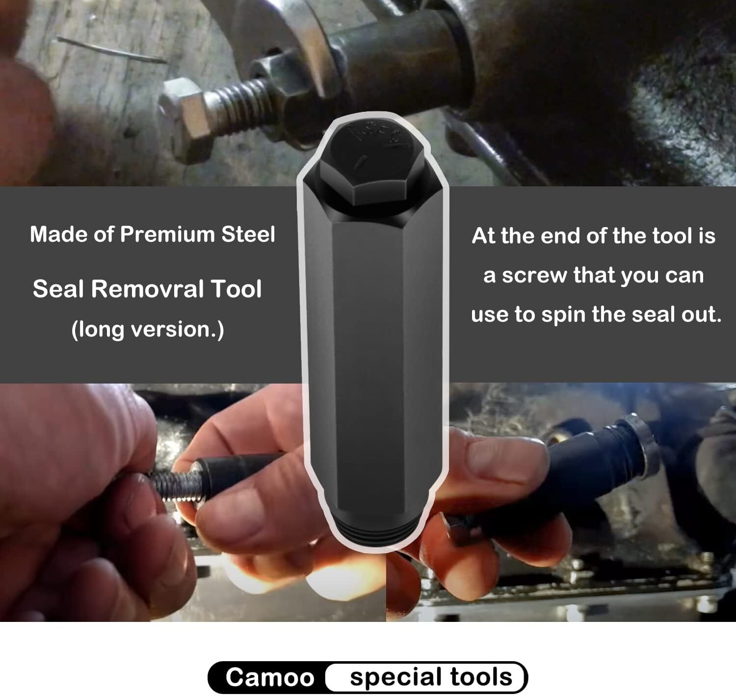 Transmission Shifter Seal Remover Installer Tool w Seal For GM Chevy 4L60E 4L80E