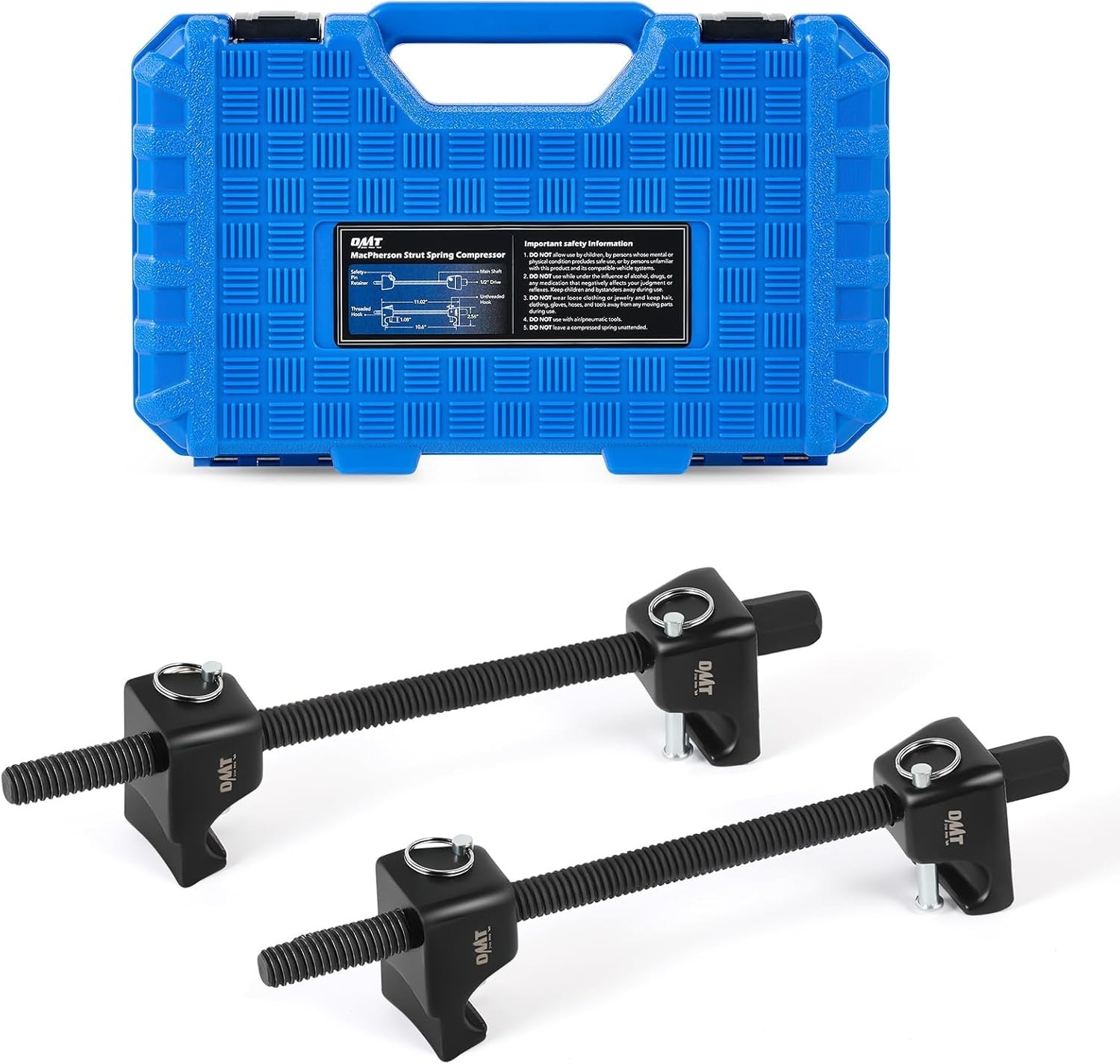 Portable 2pc Strut Spring Compressor Set – Ultimate Tool for Automotive Repairs