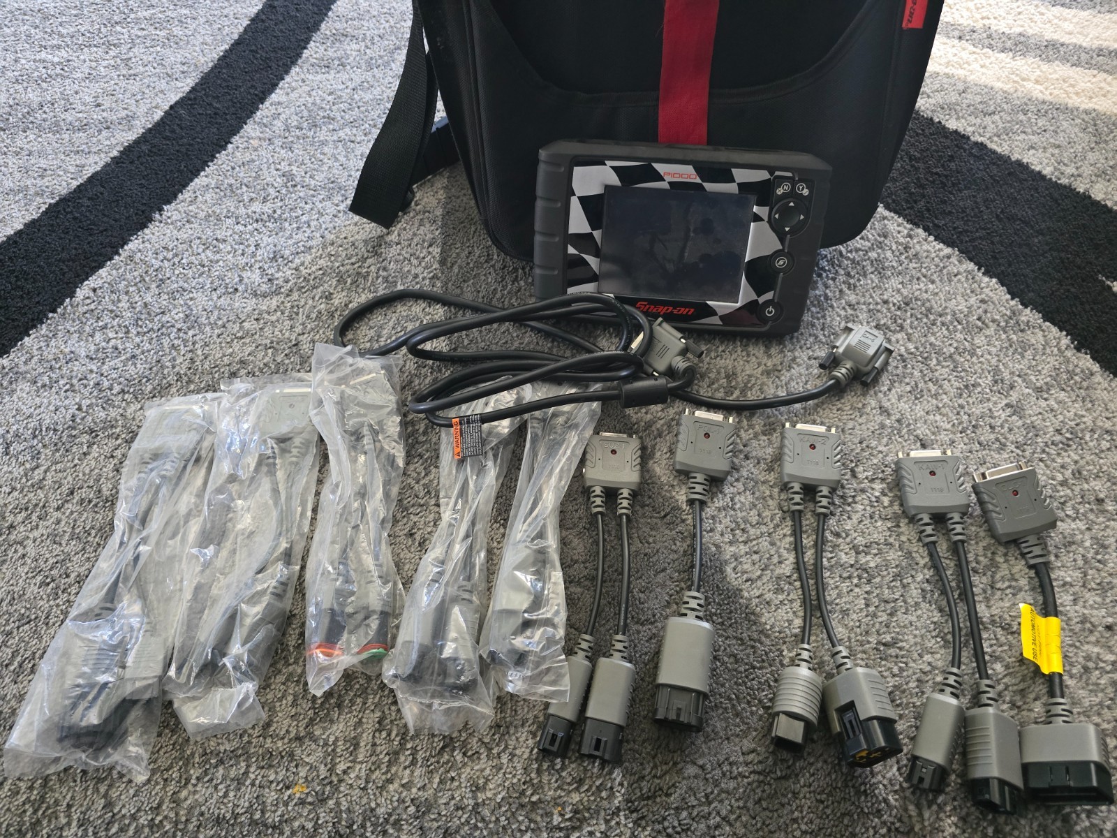 snap on p1000 with 10 adapters