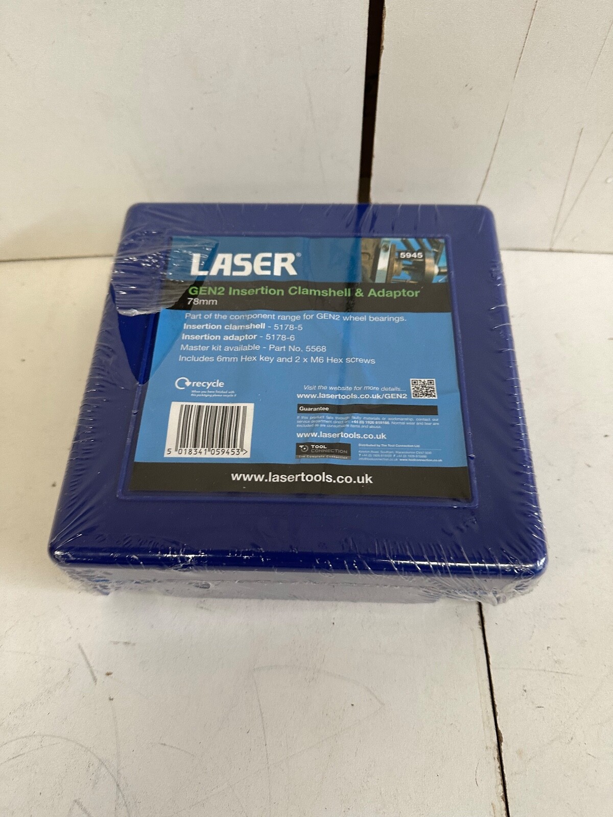 Laser 5945 GEN2 Insertion Clamshell Tool 78mm Adaptor Wheel Bearings VAT inc