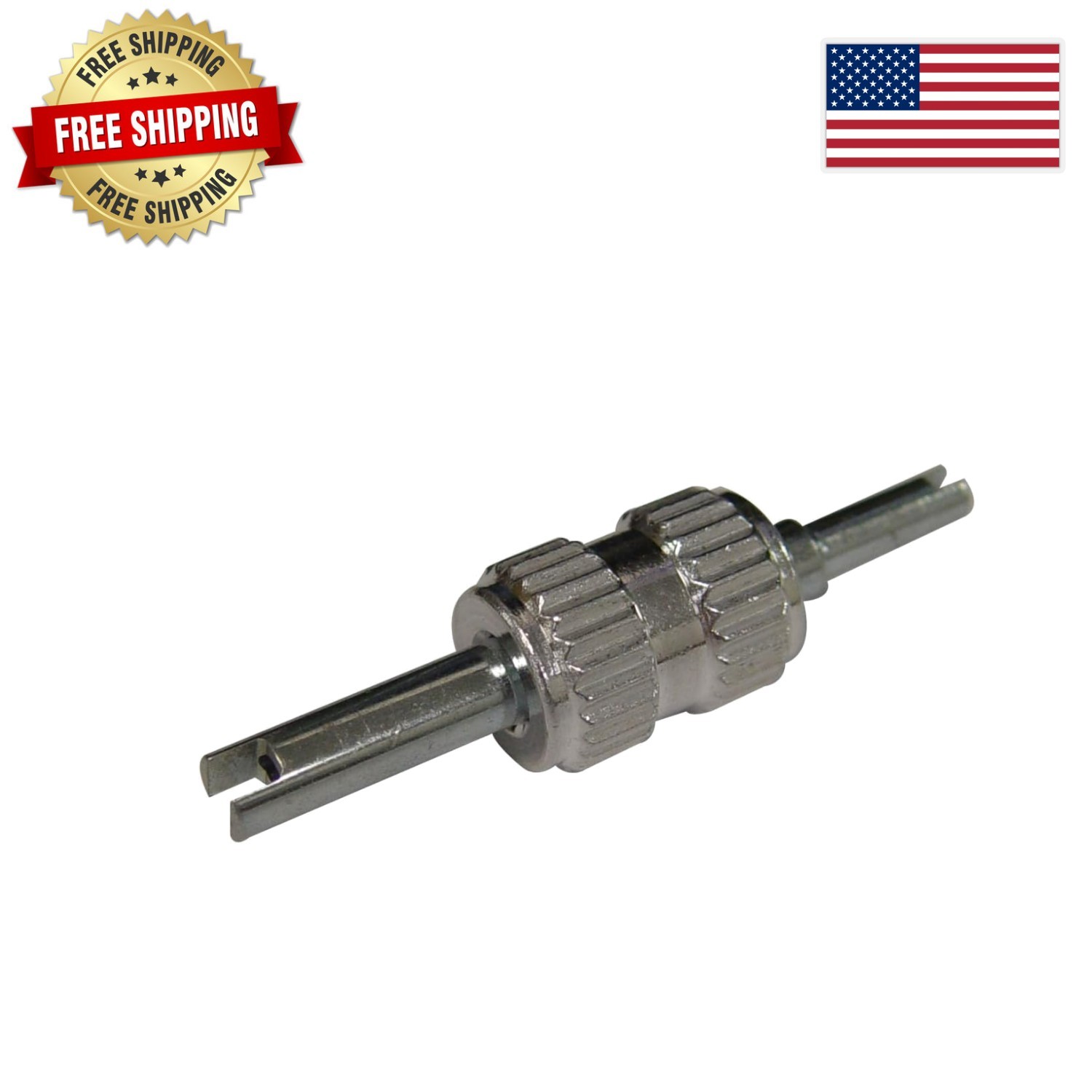 Fast Action Double-Ended Valve Core Installer for R12/R134a – Easy to Carry
