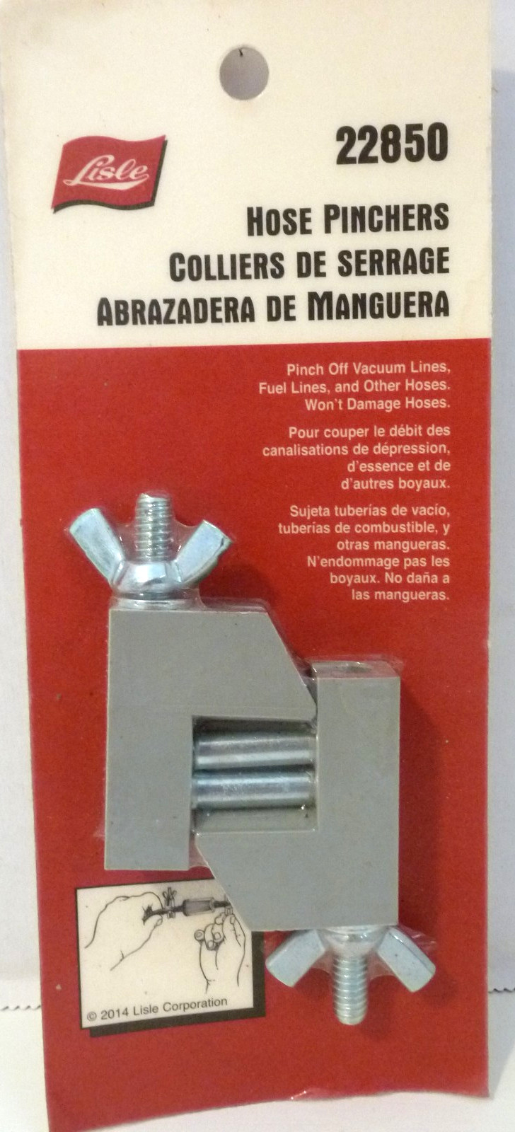 New Lisle Tool Hose Pinchers 22850