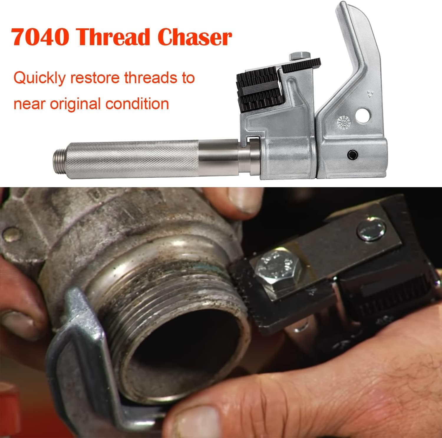 7402 Outside Thread Chaser For OTC External Thread Repair Tool 1-1/4” to 5” OD