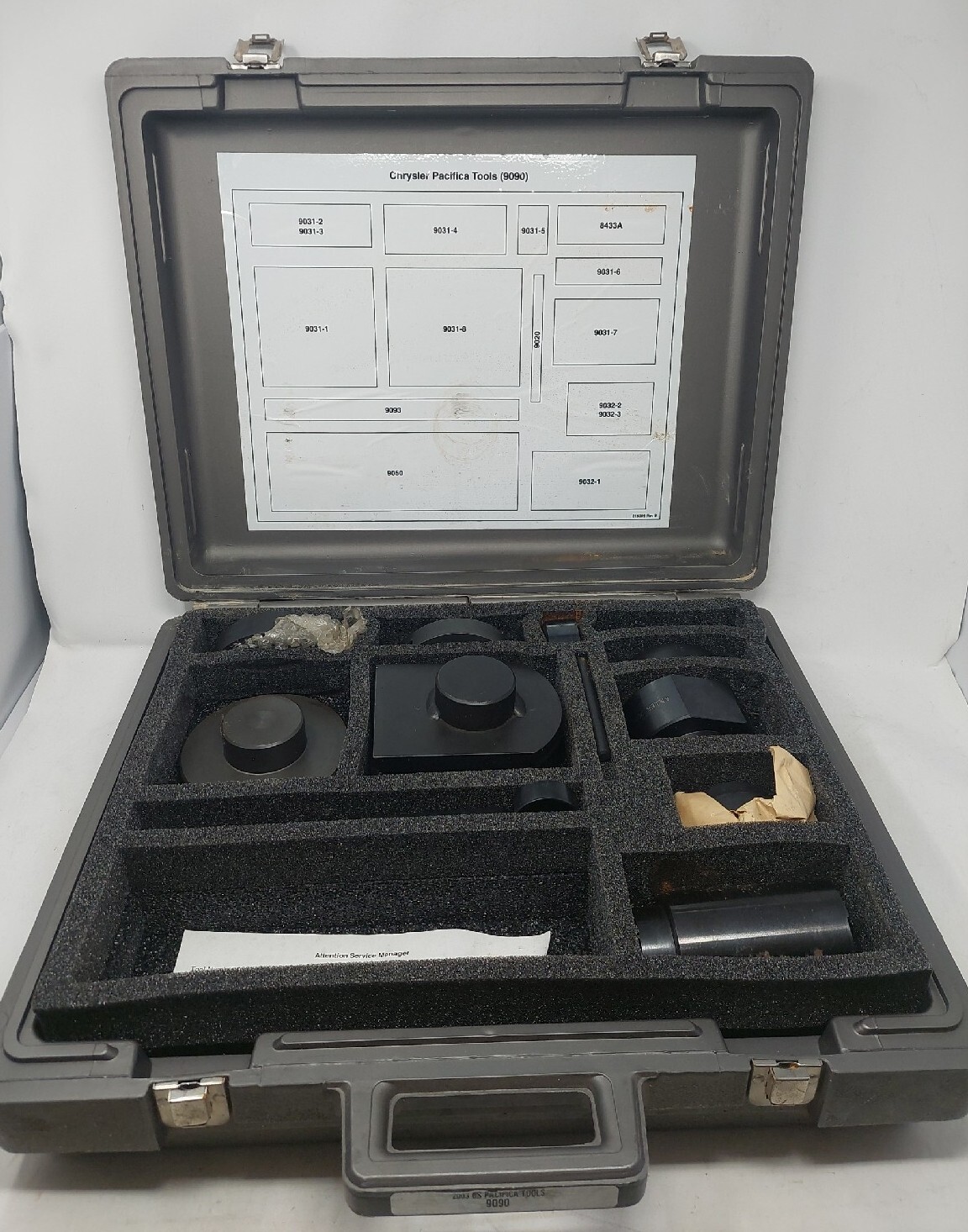 Miller Special Tools 9090 Specialty Tool Kit for Chrysler Pacifica, Missing 9050