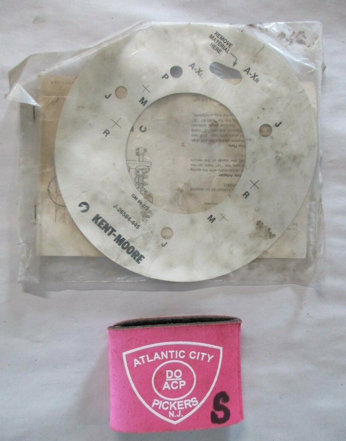 KENT MOORE TOOL J-26584-445 GM-84-273 TEMPLATE