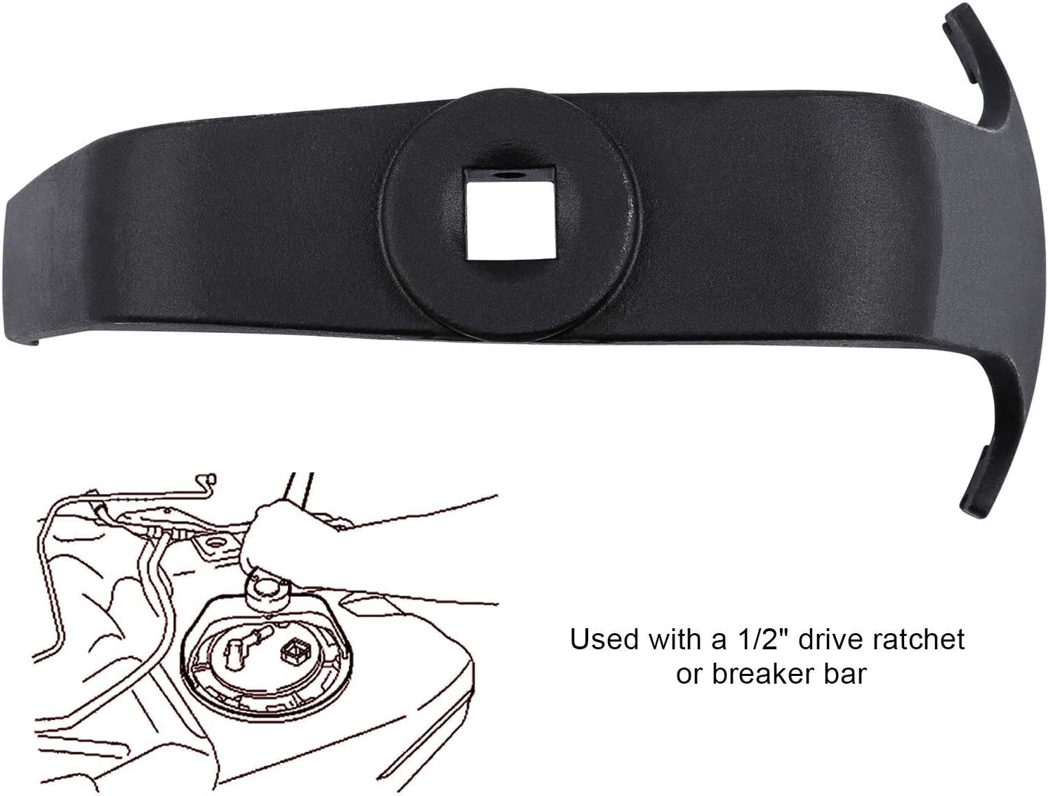 6599 Fuel Tank Lock Ring Wrench Tool for Chrsyler Dodge Ford GM Chevy Nissan