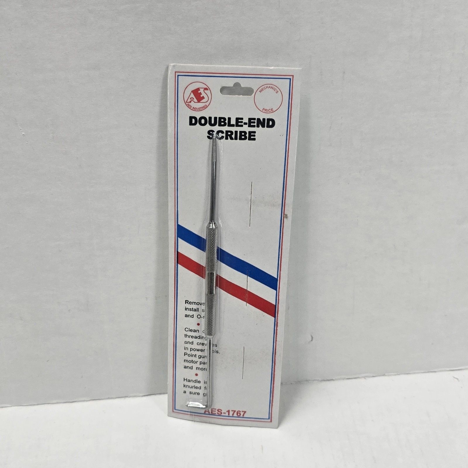 AES 1767 Double Ended Scribe Mark Metal, Soft Surfaces O-Ring Removing