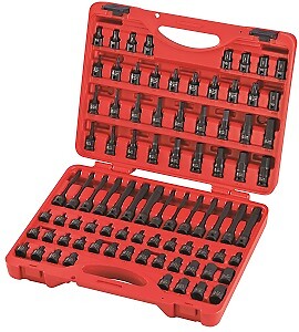 Sunex Tool 3569 84 Piece 3/8″ Dr. Master Hex Bit Impact Socket Set