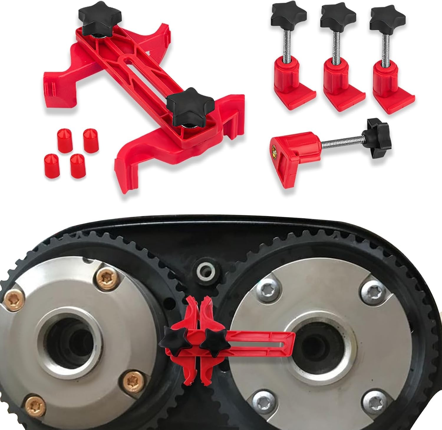 Car Camshaft Clamp Tool Kit 8.1 Ounces Universal Engine Timing Belt Sprocket