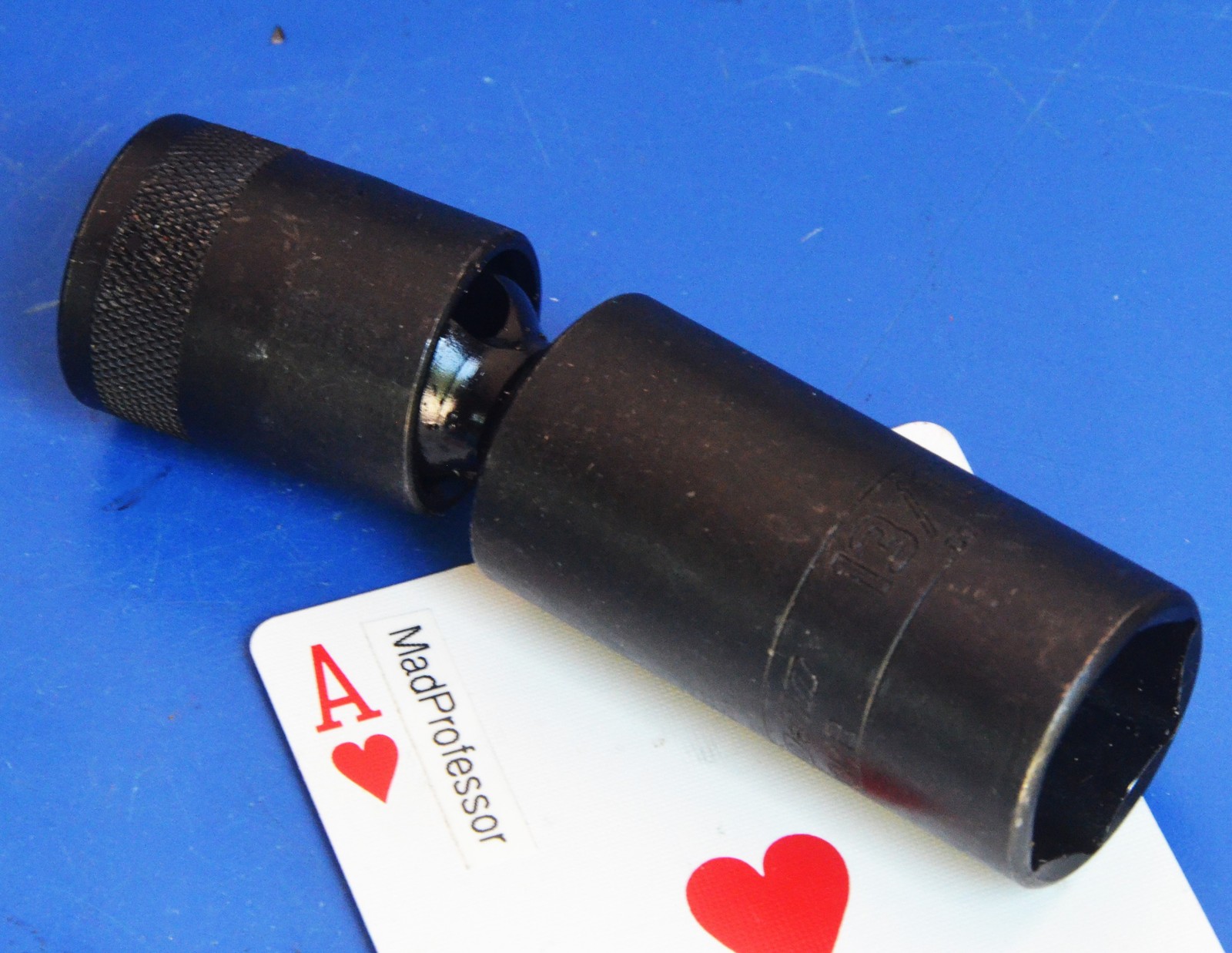 Snap-on Black Oxide Ball Joint Swivel Knurled 13/16 Spark Plug Socket S9709K NEW