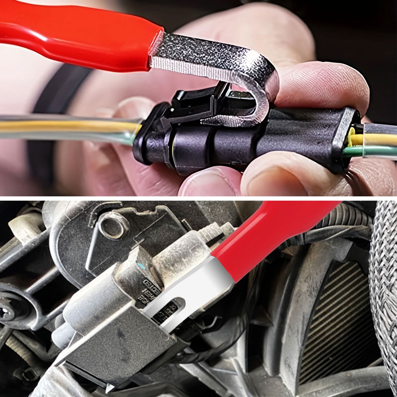 2PCS Electrical Disconnect Plier Connector Separator Removal Tool Kit Automoti1S