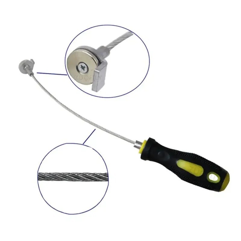 Magnetic Oil Drain Plug Remover Strong Tool Wrench Anti Scald Pan-screw Sleeve