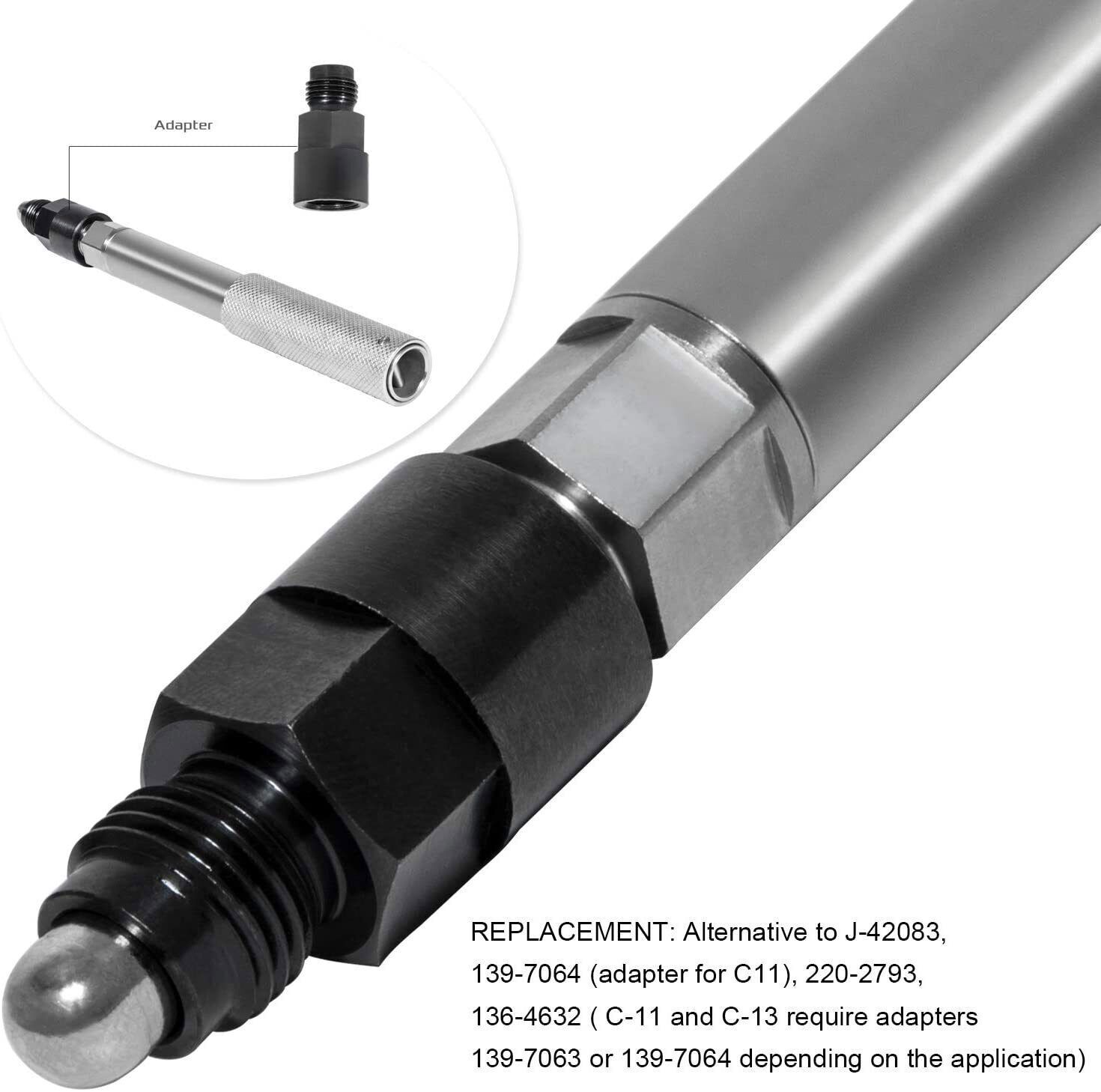 J-42083 Automatic Engine Timing Pin w/ Adapter For CAT 3200 3406 3408 C-15 C-16