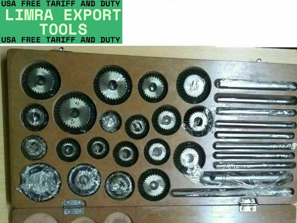 Valve Seat And Face Cutter Set Of 21 Pcs For Automotive Industries