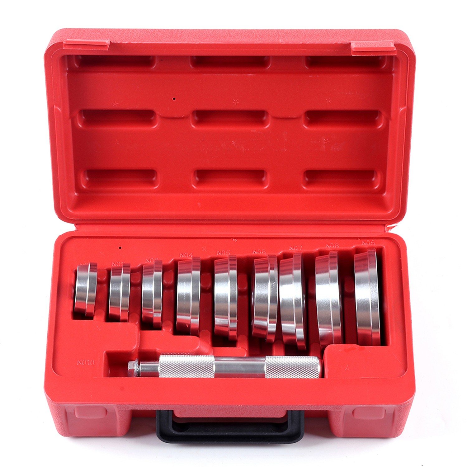 10pcs Axle Bushing Bearing Race Seal Install Driver Set Wheel Bearings