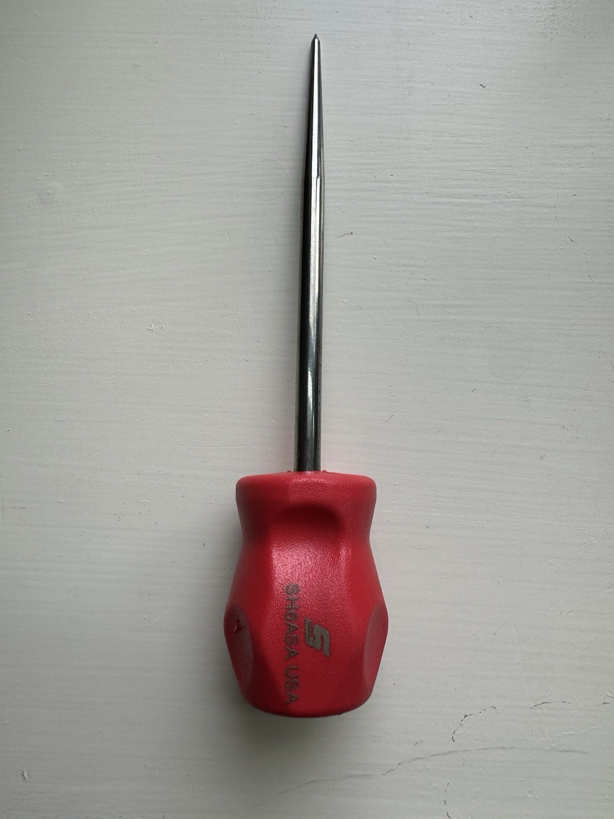 🔴 NEW Snap-On SH6ASA Stubby RED Hard Grip AWL / Pick U.S.A.