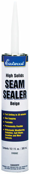 Eastwood Paintable Waterproof Beige Seam Sealer Cartridge 10.1 oz Part Tool
