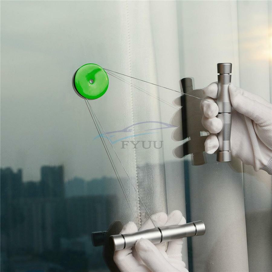 Car Emblem Logo Removal Tool Body Stickers Glue Cleaning Tool Handle PE Line Kit