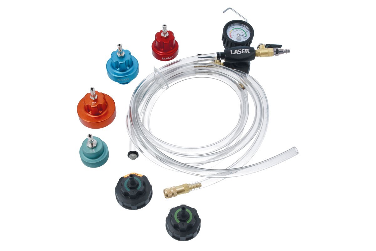 Laser Tools 9116 Cooling System Vacuum Refill & Cooling Cap Kit FOR EV Hybrid