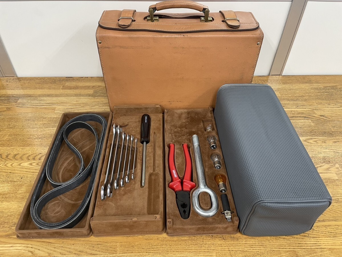 Ferrari F355 Genuine Tool Kit Bag Set OEM Vintage Tire Repair Cornes Classiche