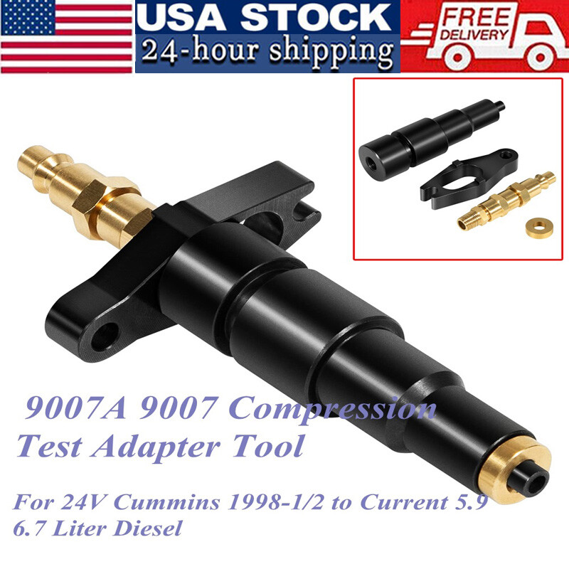 Compression Test Adapter Tool Fits for 6.7L 5.9L Cummins Diesel Engine Dodge Ram