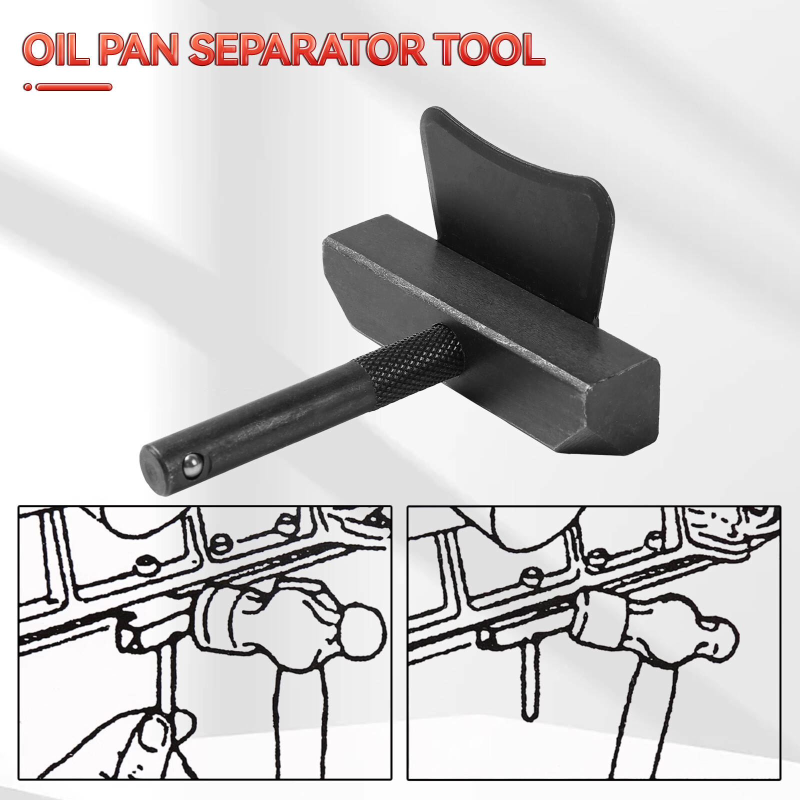 Car Oil Pan Separator Tool Premium Auto Replacement Oil Pan Separator Set Spare’