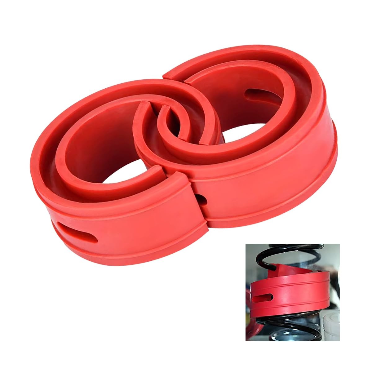 2Pcs Car Rubber Shock Absorber, Rubber Buffer for Car Buffer Cushion, Spring Sto…