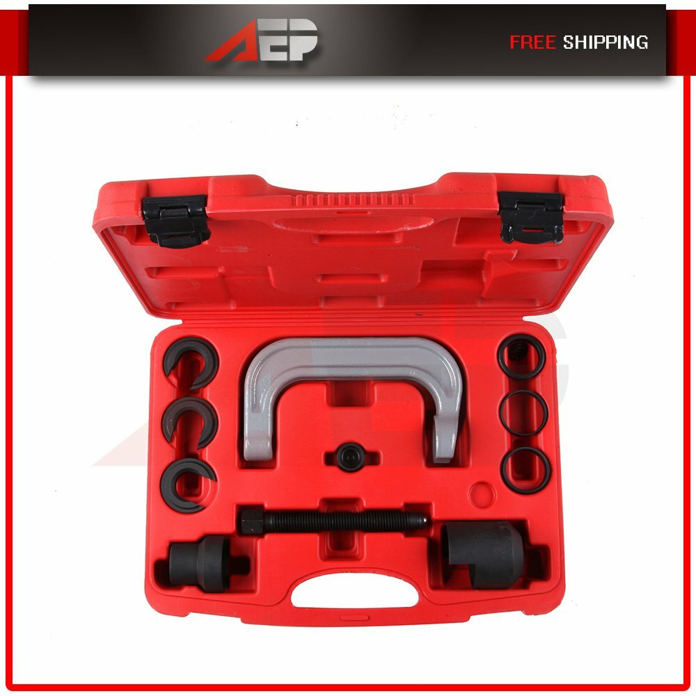 11 Pcs Upper Control Arm Press-in Bushing Removal Tool Set for Ford, GM