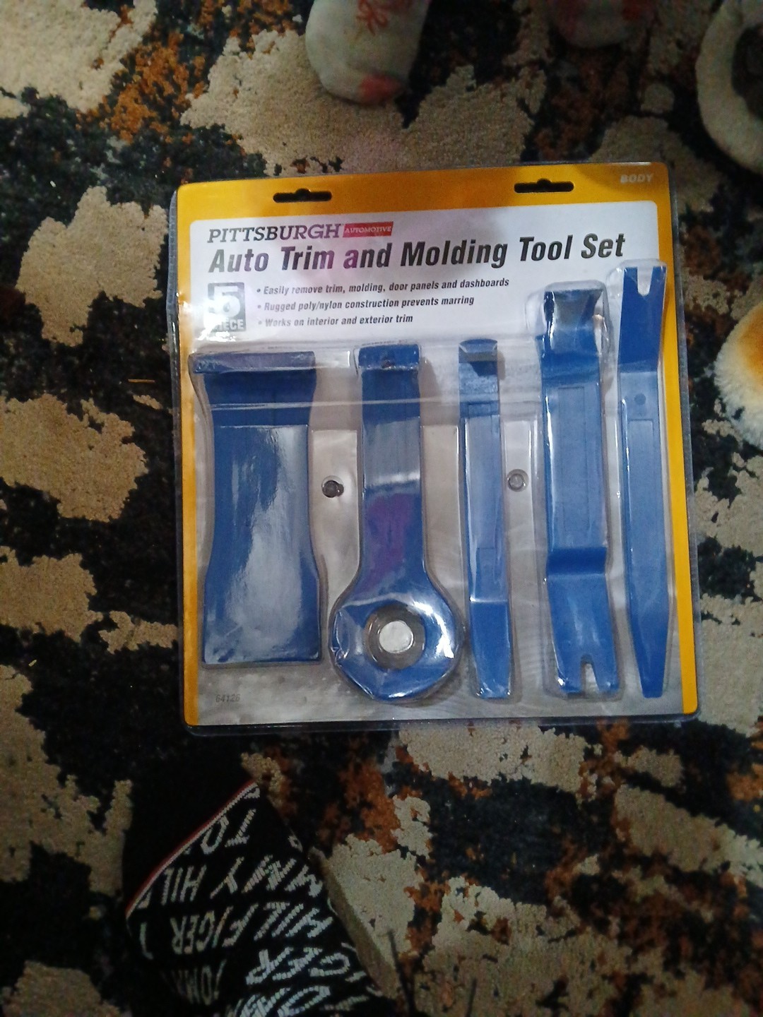PITTSBURGH 5 PIECE AUTO TRIM AND MOLDING TOOL SET NEW IN PACKAGE