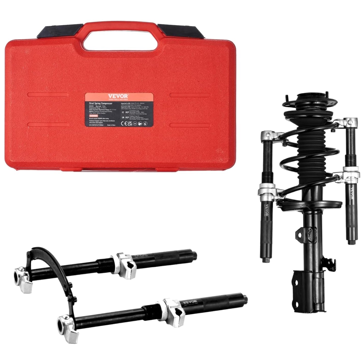 2646 lbs Strut Spring Compressor with Safety Bracket