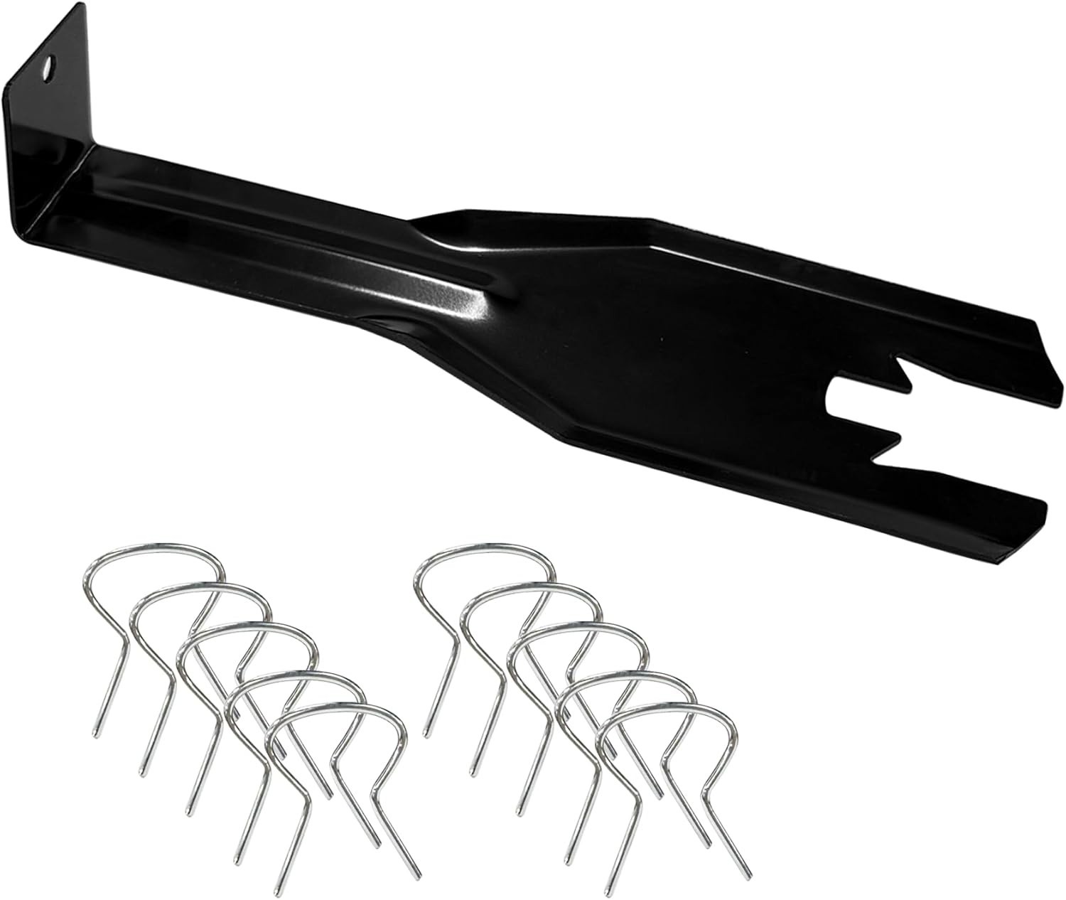 76951 Window Handle Removal Tool with 10 Window Handle Crank Fixing Clips,