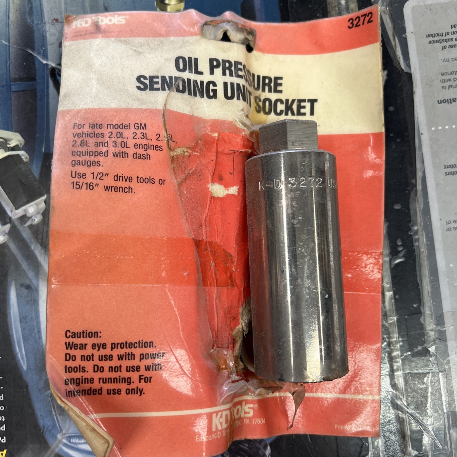 KD Tools 3272 OIL PRESSURE SENDING UNIT SOCKET- Great condition
