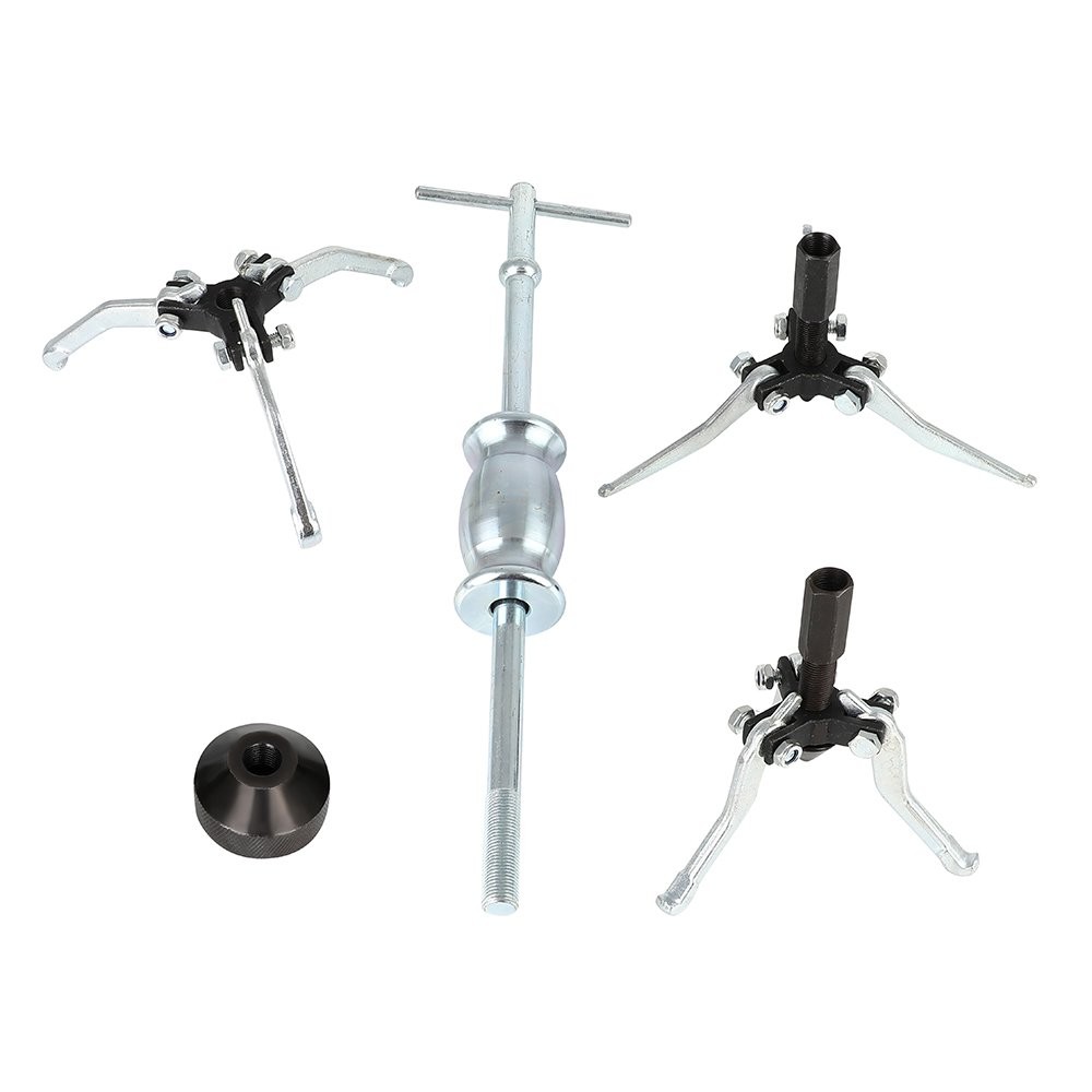 Internal external slide hammer Puller tool kits set 1.9lb 3 Jaw Gear bearing