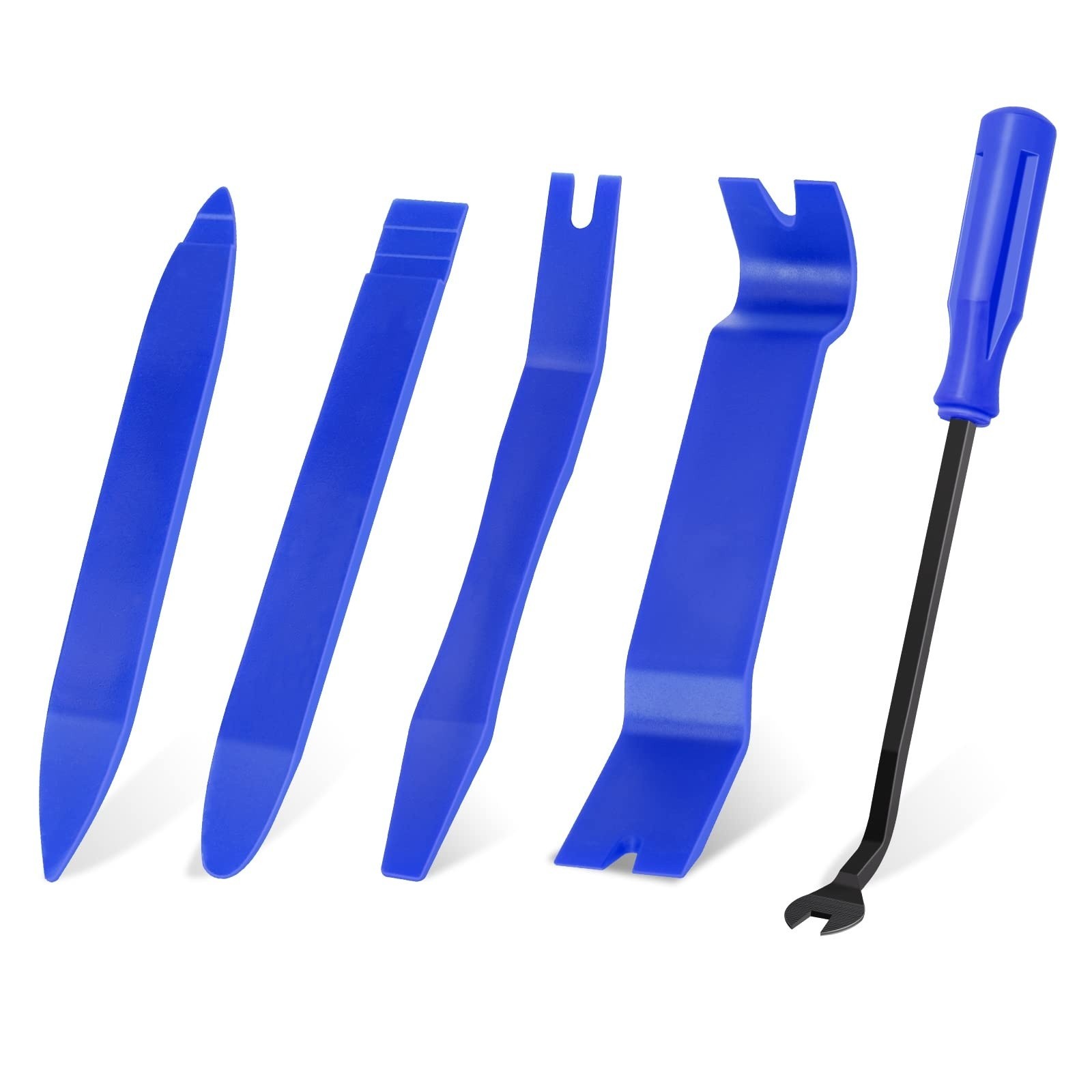5 Piece Durable Nylon Plastic Auto Trim Removal And Fastener Pry Tool Set New US