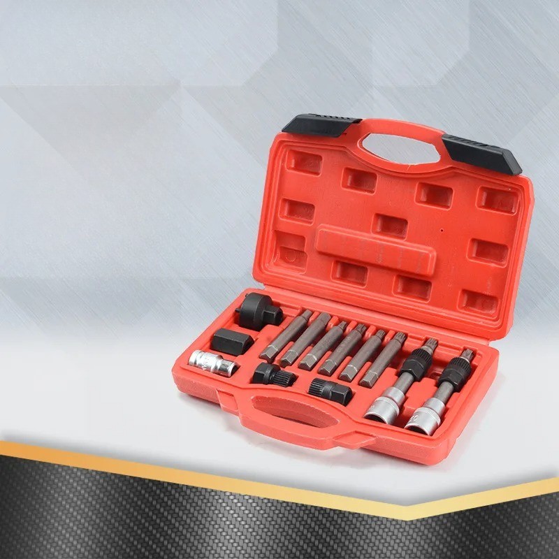 13-piece Set of Generator Pulley Disassembly Tools Motor Pulley Disassembly