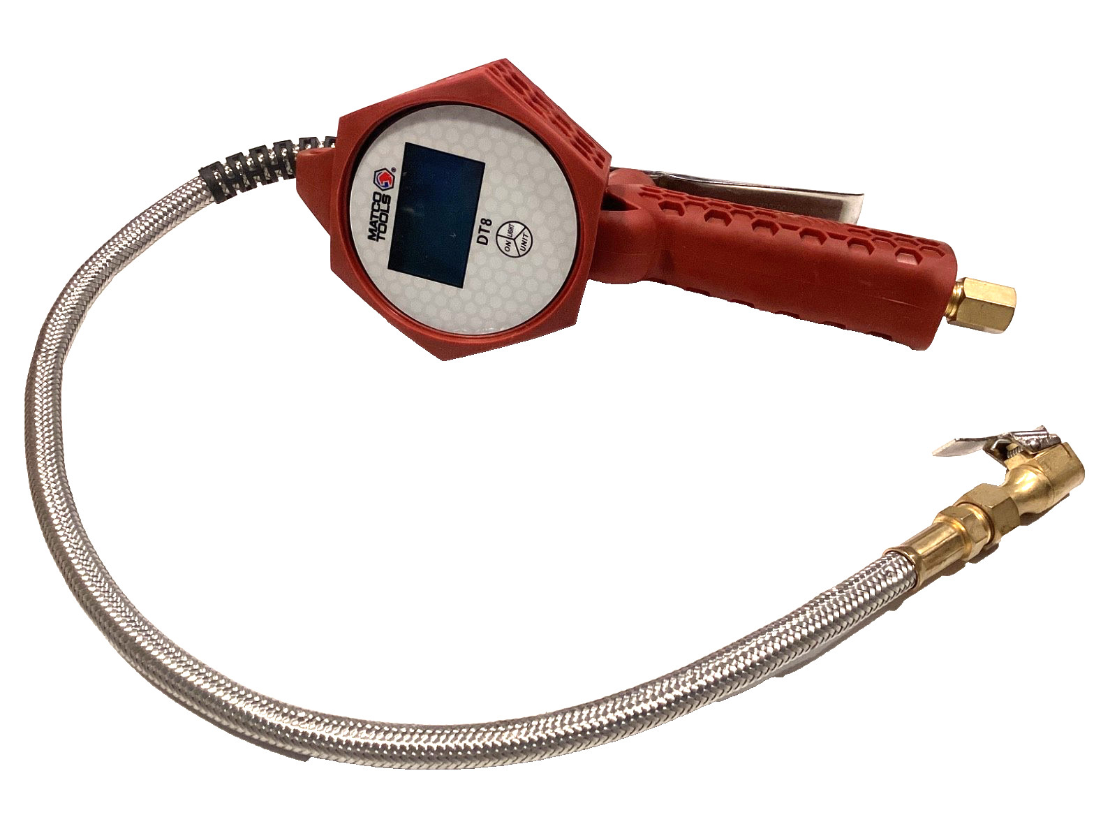 Matco Tools DT8 Deluxe Digital Tire Pressure Gauge With Snap Lock Chuck MINT