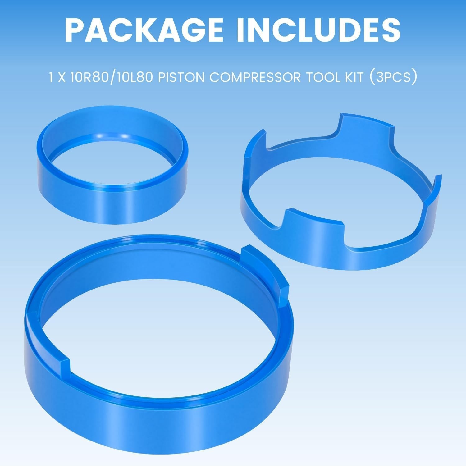 For Ford 10R80/10L80 Piston Compressor & Snap Ring Removal Clutch Tool Kit 3pc
