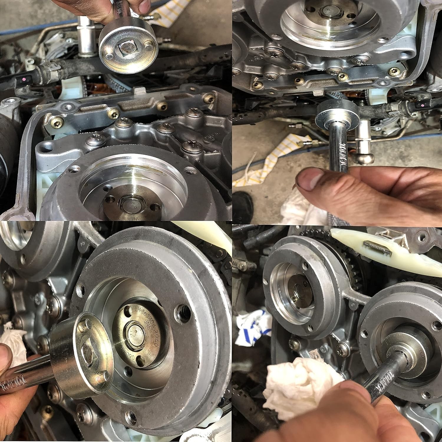 8PC Engine Camshaft Adjusting Socket for VW Audi EA888 1.8 2.0 TFSi Chain Driven