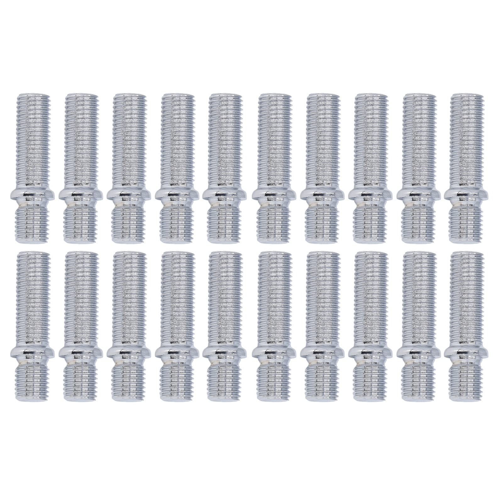 20 PCS Wheel Stud Conversion Bolts 50mm Length 33mm Shank M12x1.25 M12x1.5