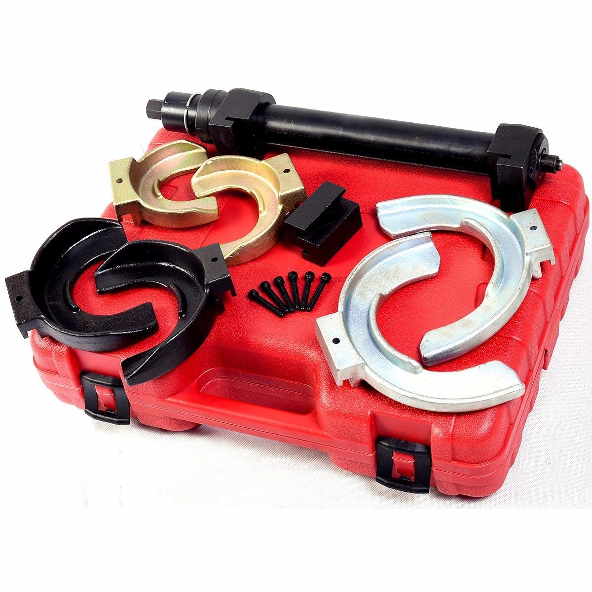 Fork Strut Coil Clamp Spring Compressor Macpherson JAW Tool Set Auto Garage US