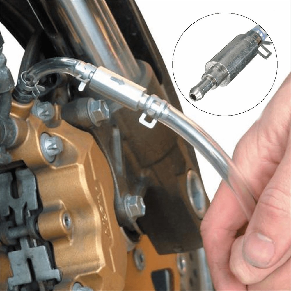 Motorcycle Car Clutch Hydraulic Brake Bleeder Hose Oil Pump Bleeding Replacement
