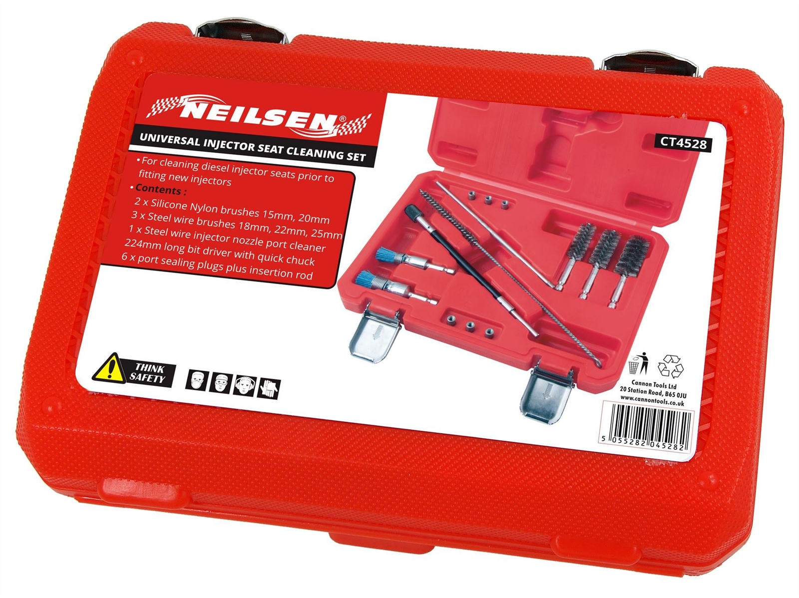 14pc Universal Injector Seat Brush Cleaner Cleaning Tool Kit For Diesel Engines