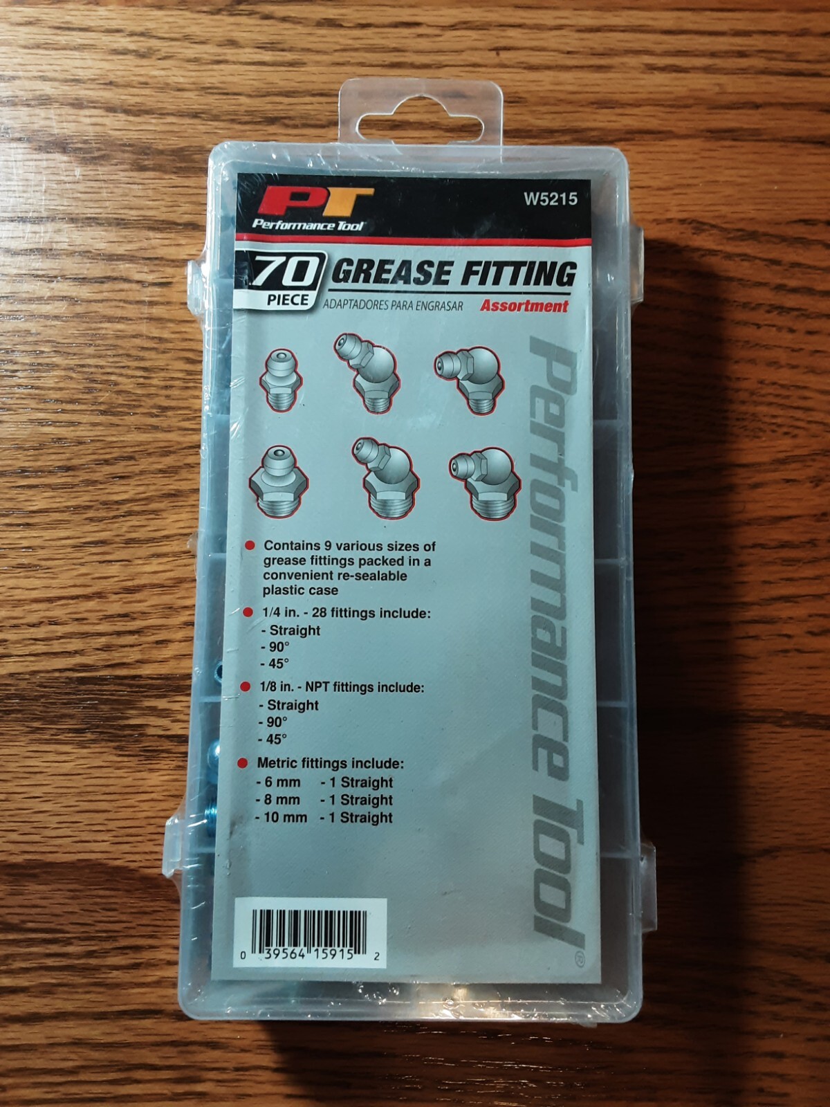 Performance Tool 70 Piece Assorted Grease Fittings W5215