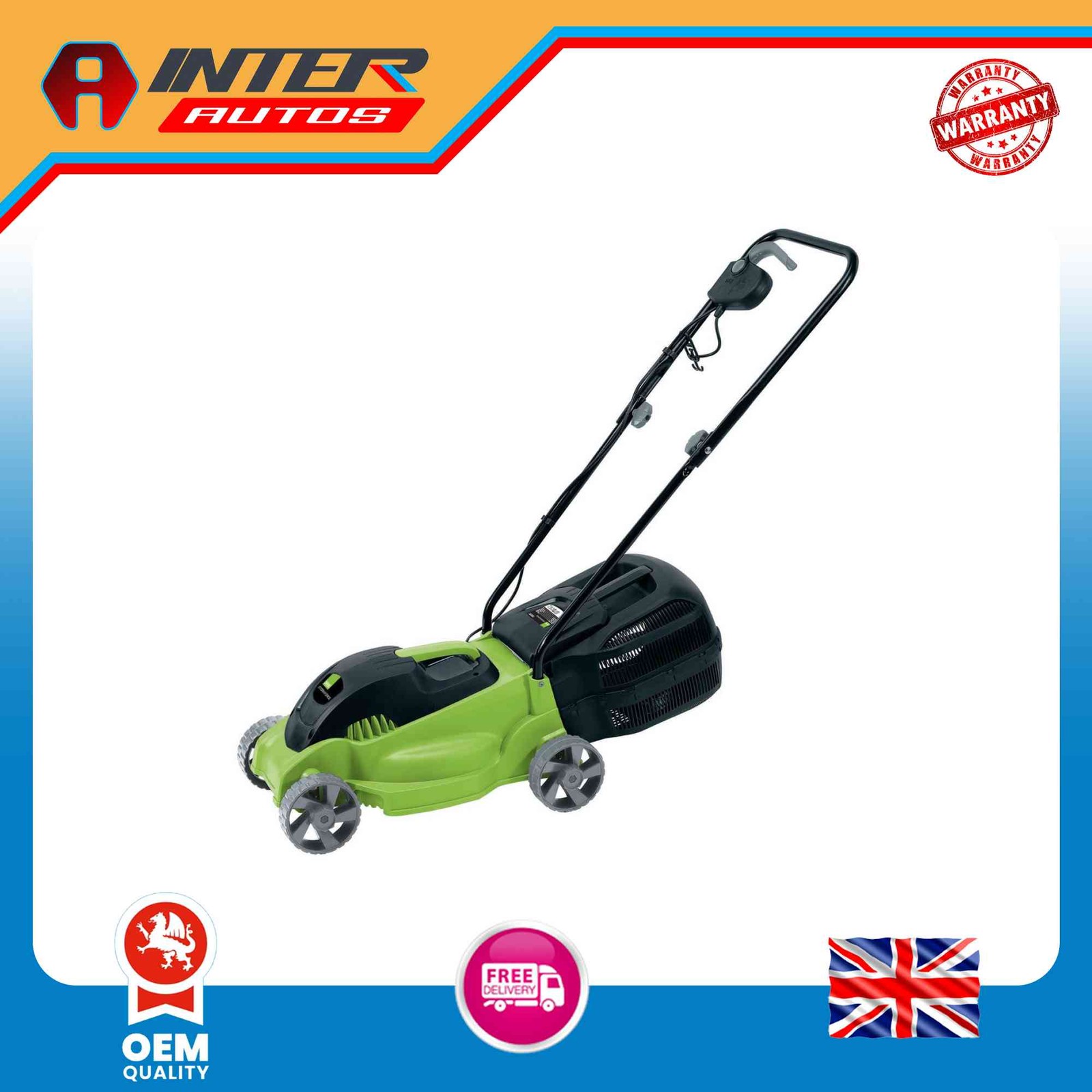 Draper Storm Force® 230V Lawn Mower, 320mm, 1200W 20015