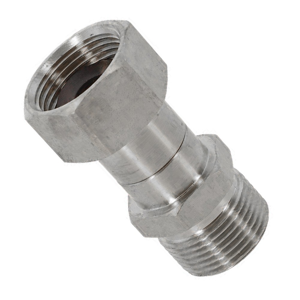 Swivel Joint for Pressure Washer Hose M22 15mm Stainless Steel Connector