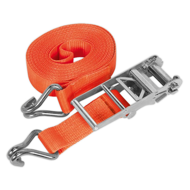 SEALEY TOOLS – Ratchet Strap Polyester Webbing 75mm x 10m 10000kg Breaking St…