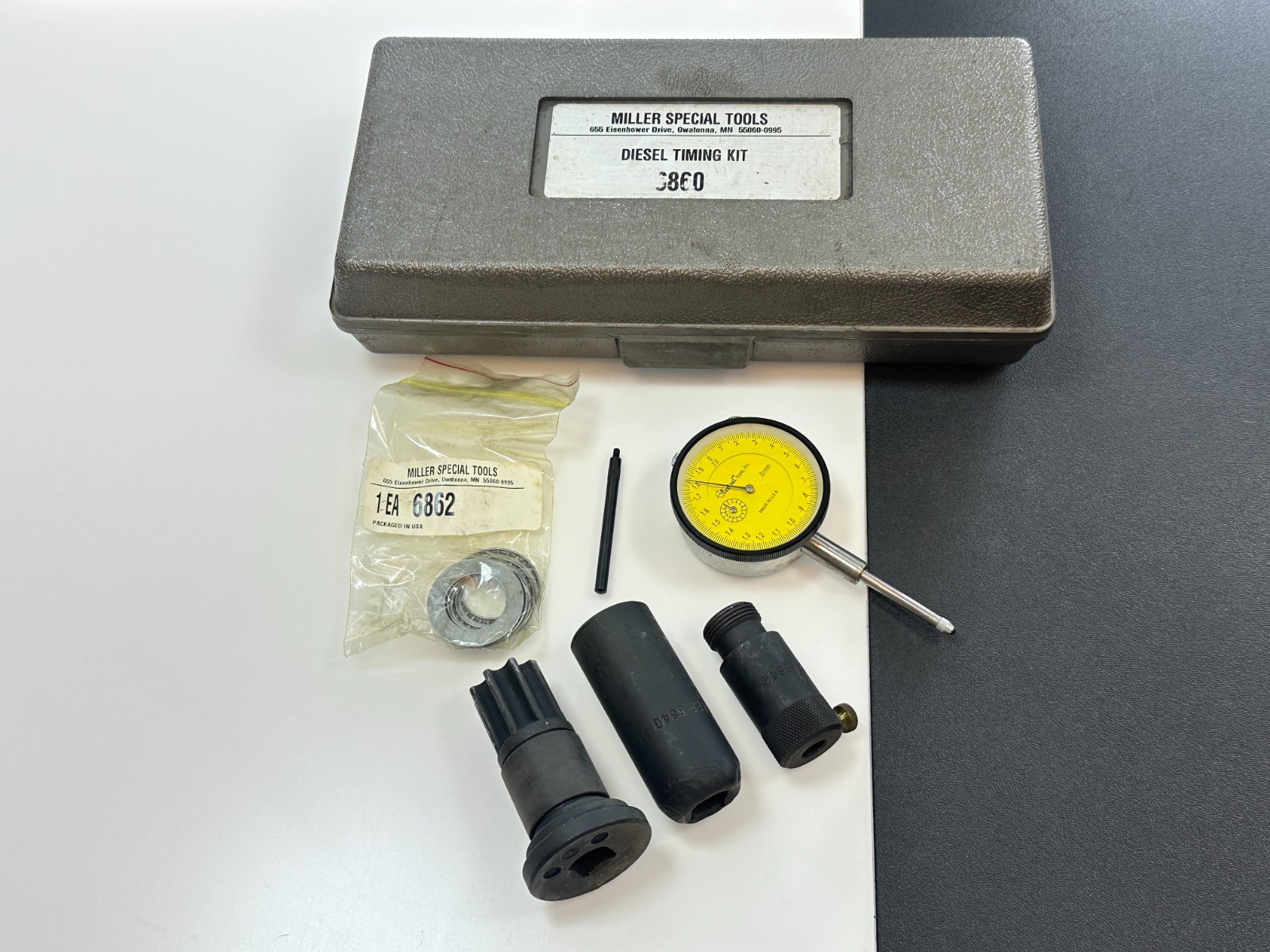 Miller Tools 6860 (MOPAR) Cummins Diesel Timing Kit Set w/ Indicator & Case