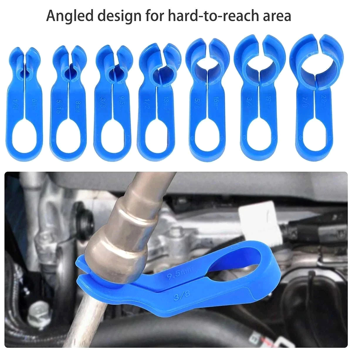 7Pcs Set Plastic Car AC Line Quick Disconnect Tool Fuel Line Removal Tool 7 Size