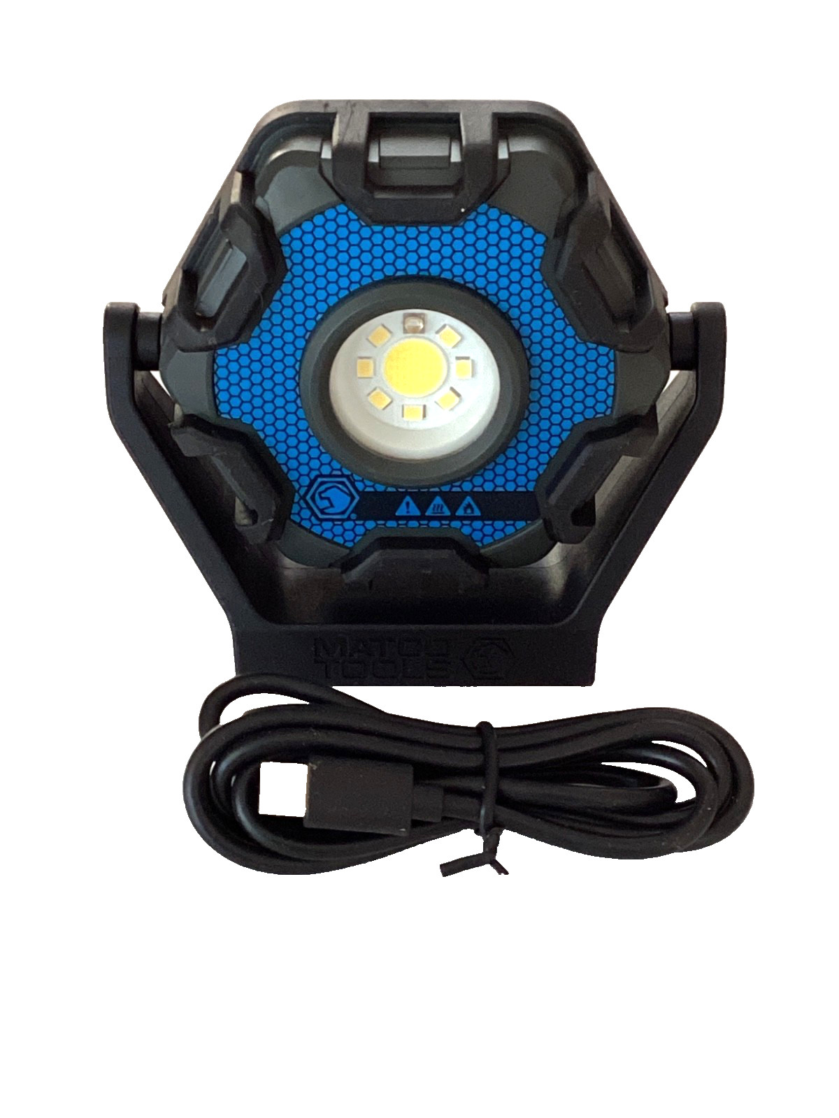 Matco Tools MWLMFLB3 1000 Lumens BLUE Cordless Snap Pivot Flood Light With HBS