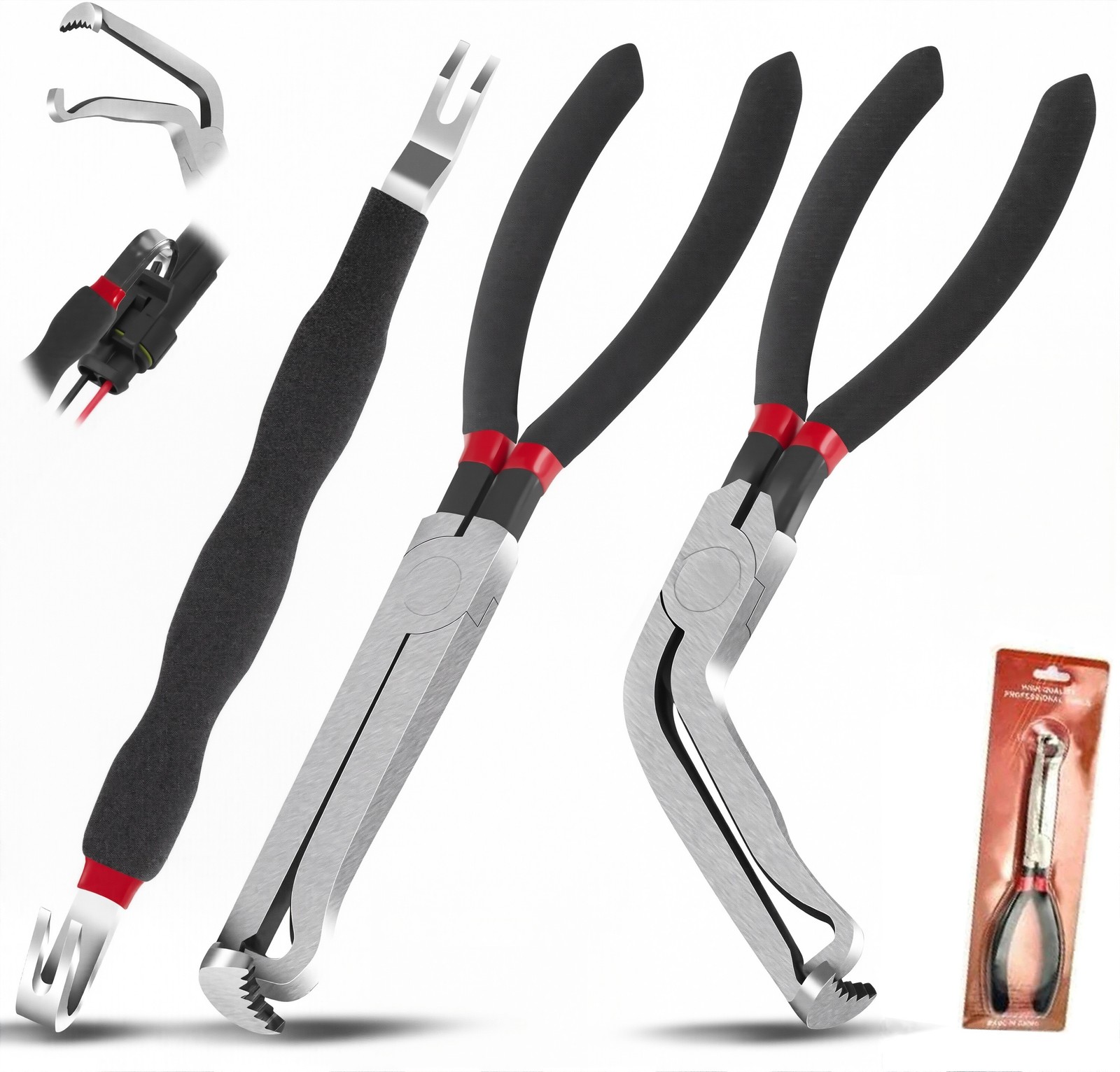 3Pcs Disconnect Electrical Pliers 37960 37980 60° Connector Separator Tool 13120